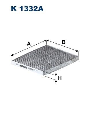 Filtrs, Salona telpas gaiss FILTRON K 1332A 1