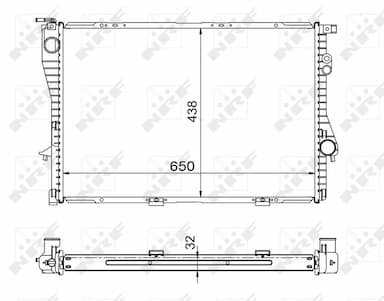 Radiators, Motora dzesēšanas sistēma NRF 53722 1