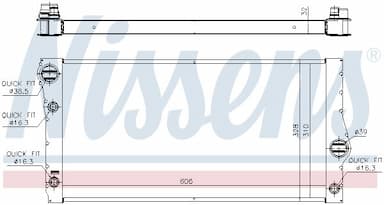 Radiators, Motora dzesēšanas sistēma NISSENS 60775 6