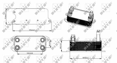 Eļļas radiators, Automātiskā pārnesumkārba NRF 31275 5