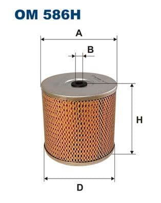 Filtrs, Hidropacēlāja sistēma FILTRON OM 586H 1