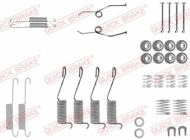 Piederumu komplekts, Bremžu loki QUICK BRAKE 105-0697 1