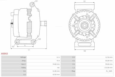 Ģenerators AS-PL A0043 5