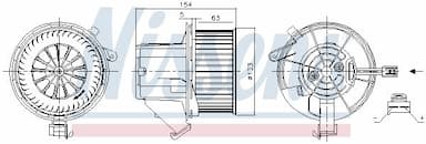 Salona ventilators NISSENS 87391 6