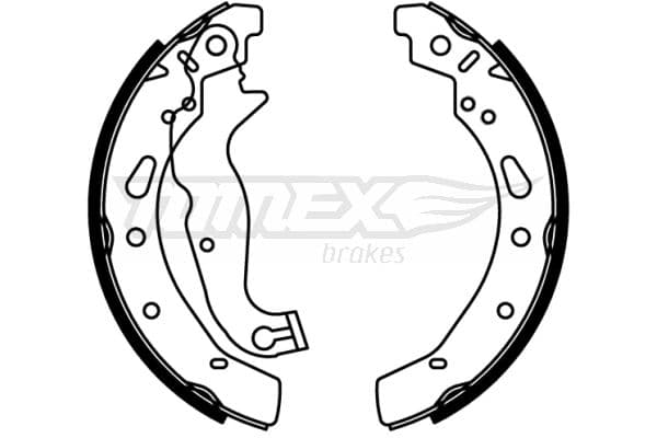 Bremžu loku komplekts TOMEX Brakes TX 22-80 1