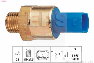 Termoslēdzis, Radiatora ventilators EPS 1.850.694 1