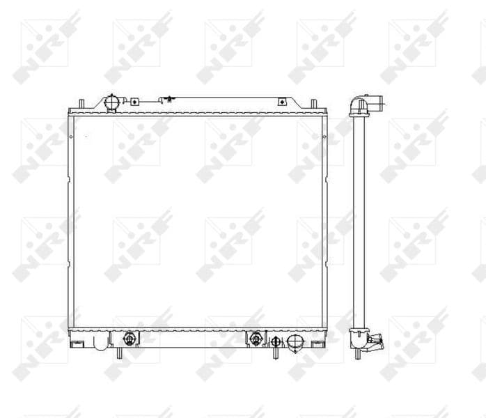 Radiators, Motora dzesēšanas sistēma NRF 55343 1