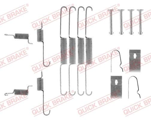 Piederumu komplekts, Bremžu loki QUICK BRAKE 105-0663 1