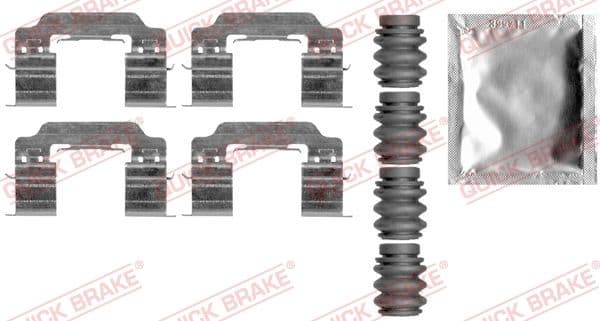 Piederumu komplekts, Disku bremžu uzlikas QUICK BRAKE 109-0007 1