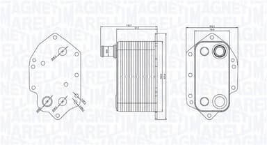 Eļļas radiators, Motoreļļa MAGNETI MARELLI 350300004000 1