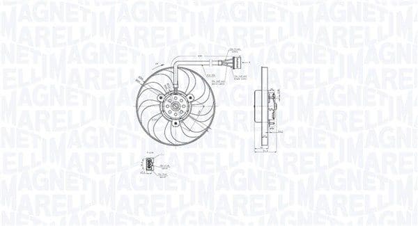 Ventilators, Motora dzesēšanas sistēma MAGNETI MARELLI 069422876010 1