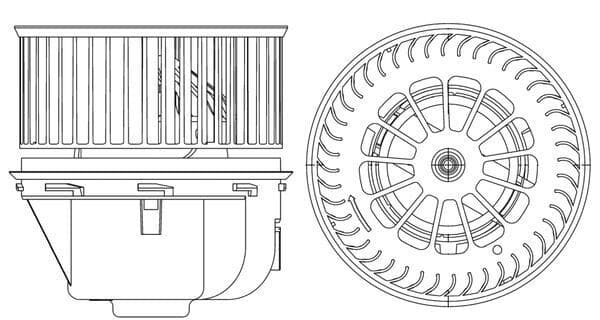 Salona ventilators MAHLE AB 264 000P 1