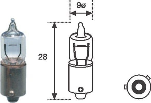 Kvēlspuldze MAGNETI MARELLI 002701100000 1