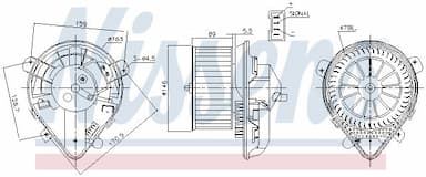 Salona ventilators NISSENS 87179 6