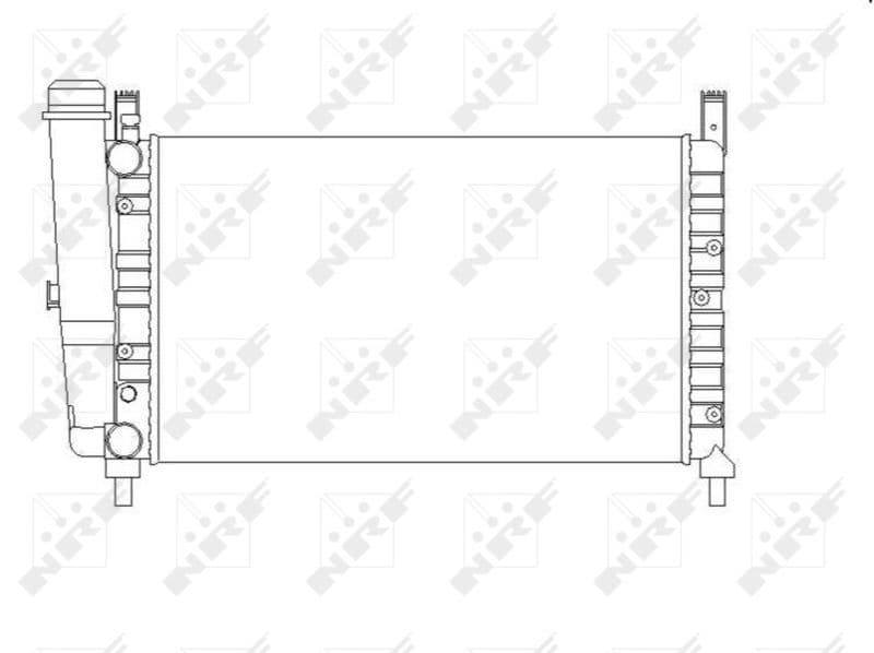 Radiators, Motora dzesēšanas sistēma NRF 54701 1