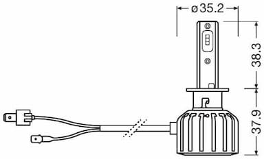 Kvēlspuldze ams-OSRAM 64150DWNB-2HFB 3