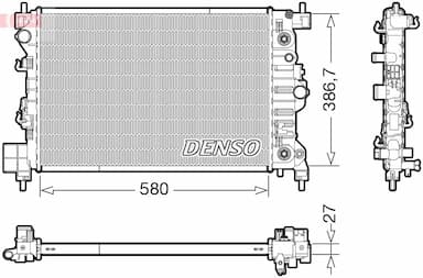 Radiators, Motora dzesēšanas sistēma DENSO DRM20131 1