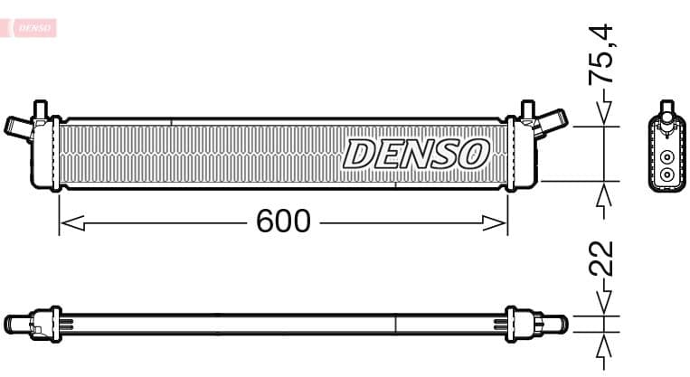 Radiators, Motora dzesēšanas sistēma DENSO DRM50136 1