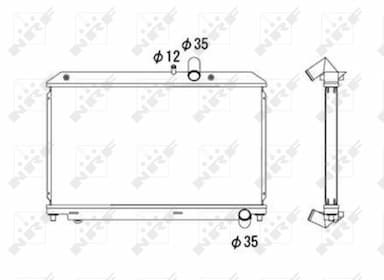 Radiators, Motora dzesēšanas sistēma NRF 53685 4