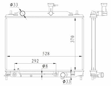 Radiators, Motora dzesēšanas sistēma NRF 550015 1