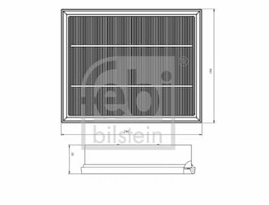 Gaisa filtrs FEBI BILSTEIN 172761 2