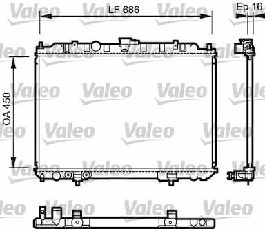 Radiators, Motora dzesēšanas sistēma VALEO 735064 1