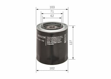 Eļļas filtrs BOSCH 0 451 203 152 5