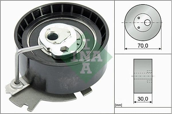 Spriegotājrullītis, Gāzu sadales mehānisma piedziņas siksna INA 531 0632 10 1