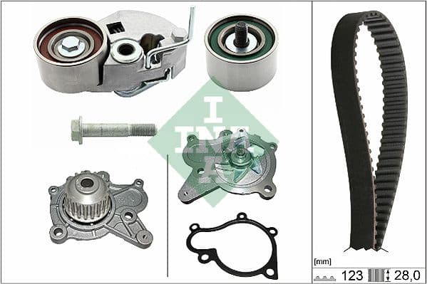 Ūdenssūknis + Zobsiksnas komplekts Schaeffler INA 530 0542 30 1