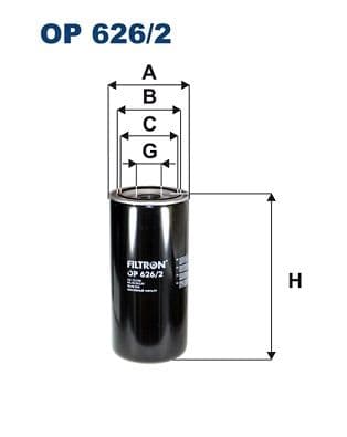 Eļļas filtrs FILTRON OP 626/2 1