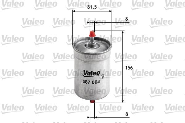 Degvielas filtrs VALEO 587004 1