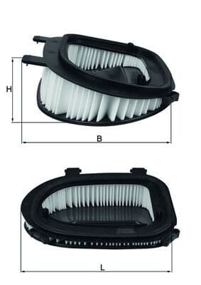 Gaisa filtrs KNECHT LX 3541 1