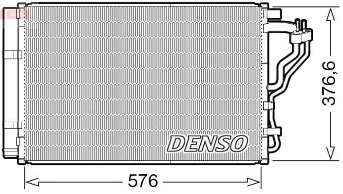 Kondensators, Gaisa kond. sistēma DENSO DCN43008 1