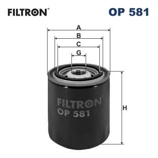 Eļļas filtrs FILTRON OP 581 1