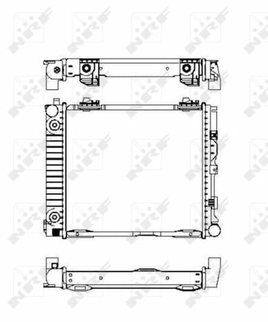 Radiators, Motora dzesēšanas sistēma NRF 507676 4