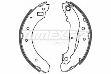 Bremžu loku komplekts TOMEX Brakes TX 20-21 1