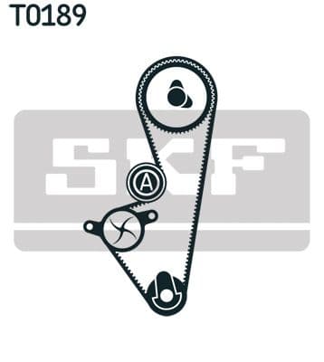 Zobsiksnas komplekts SKF VKMA 03254 2
