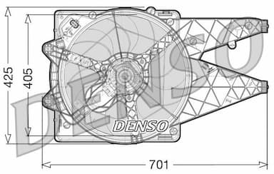 Ventilators, Motora dzesēšanas sistēma DENSO DER09101 1