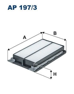 Gaisa filtrs FILTRON AP 197/3 1