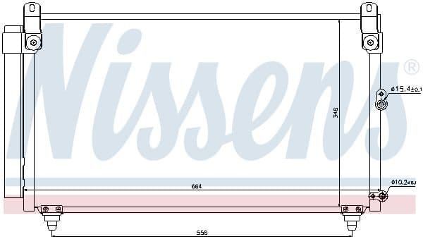 Kondensators, Gaisa kond. sistēma NISSENS 940191 1