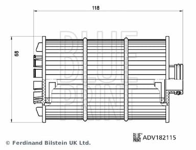 Eļļas filtrs BLUE PRINT ADV182115 3