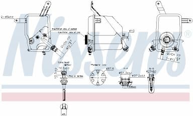 Kompensācijas tvertne, Dzesēšanas šķidrums NISSENS 996270 6
