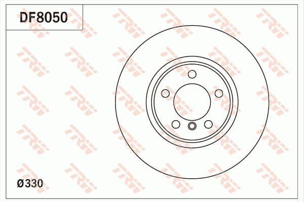 Bremžu diski TRW DF8050 1