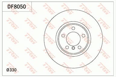 Bremžu diski TRW DF8050 1