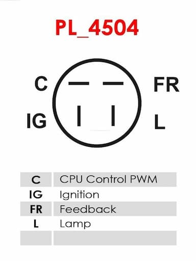 Ģeneratora sprieguma regulators AS-PL ARE6022 4