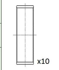 Klaņa gultnis FAI AutoParts BB2073-025 1