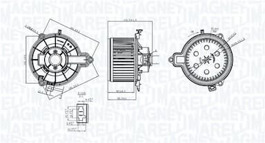 Salona ventilators MAGNETI MARELLI 069412733010 1