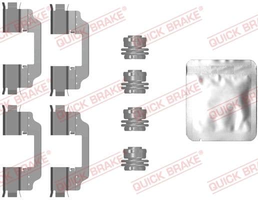 Piederumu komplekts, Disku bremžu uzlikas QUICK BRAKE 109-0101 1