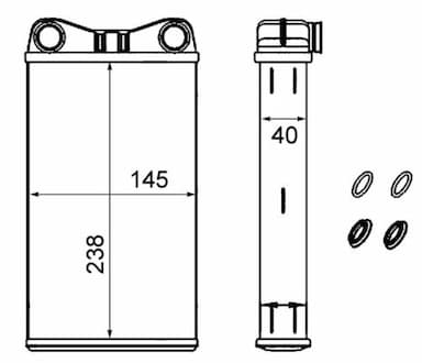 Siltummainis, Salona apsilde MAHLE AH 239 000S 2