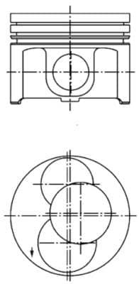 Virzulis KOLBENSCHMIDT 40093700 1